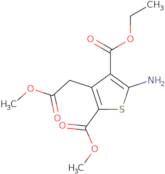 4-Ethyl 2-methyl 5-amino-3-(2-methoxy-2-oxoethyl)thiophene-2,4-dicarboxylate