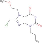 8-(Chloromethyl)-7-(2-methoxyethyl)-3-propyl-2,3,6,7-tetrahydro-1H-purine-2,6-dione