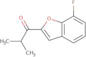 1-(7-Fluoro-1-benzofuran-2-yl)-2-methylpropan-1-one