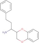 1-(2,3-Dihydro-1,4-benzodioxin-2-yl)-3-phenylpropan-1-amine