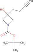 tert-Butyl 3-(but-3-yn-1-yl)-3-hydroxyazetidine-1-carboxylate