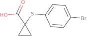 1-[(4-Bromophenyl)sulfanyl]cyclopropane-1-carboxylic acid