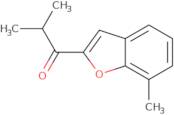 2-Methyl-1-(7-methyl-1-benzofuran-2-yl)propan-1-one