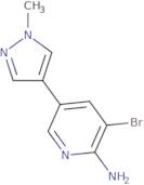 3-Bromo-5-(1-methyl-1H-pyrazol-4-yl)pyridin-2-amine