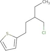 2-[3-(Chloromethyl)pentyl]thiophene