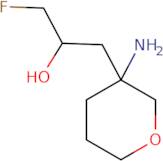 1-(3-Aminooxan-3-yl)-3-fluoropropan-2-ol