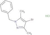 1-Benzyl-4-bromo-3,5-dimethyl-1H-pyrazole hydrochloride