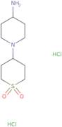 1-(1,1-Dioxidotetrahydro-2H-thiopyran-4-yl)-4-piperidinamine dihydrochloride