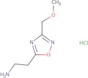 2-[3-(Methoxymethyl)-1,2,4-oxadiazol-5-yl]ethan-1-amine hydrochloride