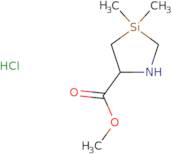 Methyl 3,3-dimethyl-1,3-azasilolidine-5-carboxylate hydrochloride