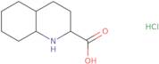 Decahydroquinoline-2-carboxylic acid hydrochloride