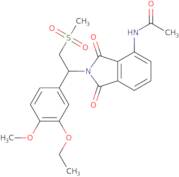 N-(2-(1-(3-Ethoxy-4-methoxyphenyl)-2-(methylsulfonyl)ethyl)-1,3-dioxoisoindolin-4-yl)acetamide