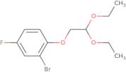 2-Bromo-1-(2,2-diethoxyethoxy)-4-fluorobenzene