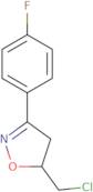 5-(Chloromethyl)-3-(4-fluorophenyl)-4,5-dihydro-1,2-oxazole