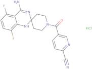 5-(4-Amino-5,8-difluorospiro[1H-quinazoline-2,4'-piperidine]-1'-carbonyl)pyridine-2-carbonitrile h…