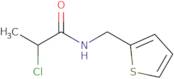 2-Chloro-N-(thiophen-2-ylmethyl)propanamide