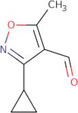 3-Cyclopropyl-5-methyl-1,2-oxazole-4-carbaldehyde