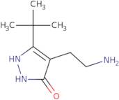 4-(2-Aminoethyl)-5-tert-butyl-1,2-dihydro-3H-pyrazol-3-one