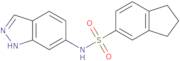 N-(1H-Indazol-6-yl)-2,3-dihydro-1H-indene-5-sulfonamide