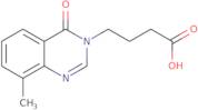 4-(8-Methyl-4-oxo-3,4-dihydroquinazolin-3-yl)butanoic acid