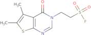 2-{5,6-Dimethyl-4-oxo-3H,4H-thieno[2,3-d]pyrimidin-3-yl}ethane-1-sulfonyl fluoride