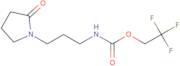 2,2,2-Trifluoroethyl N-[3-(2-oxopyrrolidin-1-yl)propyl]carbamate
