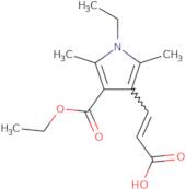 (2E)-3-[4-(Ethoxycarbonyl)-1-ethyl-2,5-dimethyl-1H-pyrrol-3-yl]prop-2-enoic acid