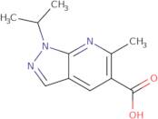 6-Methyl-1-(propan-2-yl)-1H-pyrazolo[3,4-b]pyridine-5-carboxylic acid