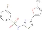 3-Fluoro-N-(4-(5-methylfuran-2-yl)thiazol-2-yl)benzenesulfonamide