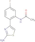 N-[2-(2-Amino-1,3-thiazol-4-yl)-5-fluorophenyl]acetamide
