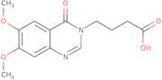 4-(6,7-Dimethoxy-4-oxo-3,4-dihydroquinazolin-3-yl)butanoic acid