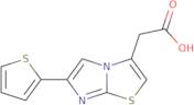 2-[6-(Thiophen-2-yl)imidazo[2,1-b][1,3]thiazol-3-yl]acetic acid