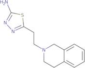 5-[2-(3,4-Dihydro-1H-isoquinolin-2-yl)-ethyl]-[1,3,4]thiadiazol-2-ylamine