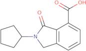 2-Cyclopentyl-3-oxo-2,3-dihydro-1H-isoindole-4-carboxylic acid