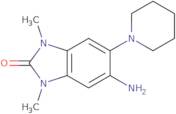 5-Amino-1,3-dimethyl-6-(piperidin-1-yl)-2,3-dihydro-1H-1,3-benzodiazol-2-one