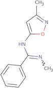 N-Methyl-N'-(3-methyl-1,2-oxazol-5-yl)benzenecarboximidamide