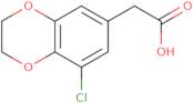 2-(8-Chloro-2,3-dihydro-1,4-benzodioxin-6-yl)acetic acid