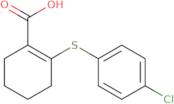 2-[(4-Chlorophenyl)thio]cyclohex-1-ene-1-carboxylic acid