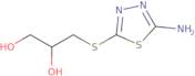 3-(5-Amino-[1,3,4]thiadiazol-2-ylsulfanyl)-propane-1,2-diol