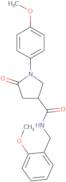 N-(2-Methoxybenzyl)-1-(4-methoxyphenyl)-5-oxopyrrolidine-3-carboxamide