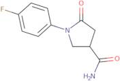 1-(4-Fluoro-phenyl)-5-oxo-pyrrolidine-3-carboxylic acid amide