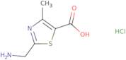 2-(Aminomethyl)-4-methyl-1,3-thiazole-5-carboxylic acid hydrochloride