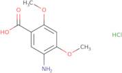 5-Amino-2,4-dimethoxybenzoic acid hydrochloride