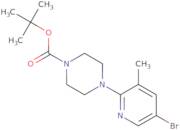 5-bromo-2-(4-boc-piperazin-1-yl)-3-methylpyridine