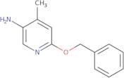 4-Methyl-6-phenylmethoxypyridin-3-amine