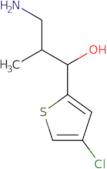 3-Amino-1-(4-chlorothiophen-2-yl)-2-methylpropan-1-ol