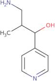 3-Amino-2-methyl-1-pyridin-4-ylpropan-1-ol