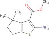 Methyl 2-amino-4,4-dimethyl-4H,5H,6H-cyclopenta[b]thiophene-3-carboxylate