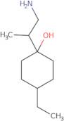 1-(1-Aminopropan-2-yl)-4-ethylcyclohexan-1-ol