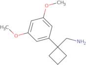 1-(3,5-Dimethoxyphenyl)cyclobutanemethanamine